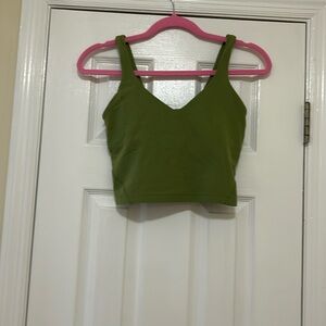 Green lululemon tank top